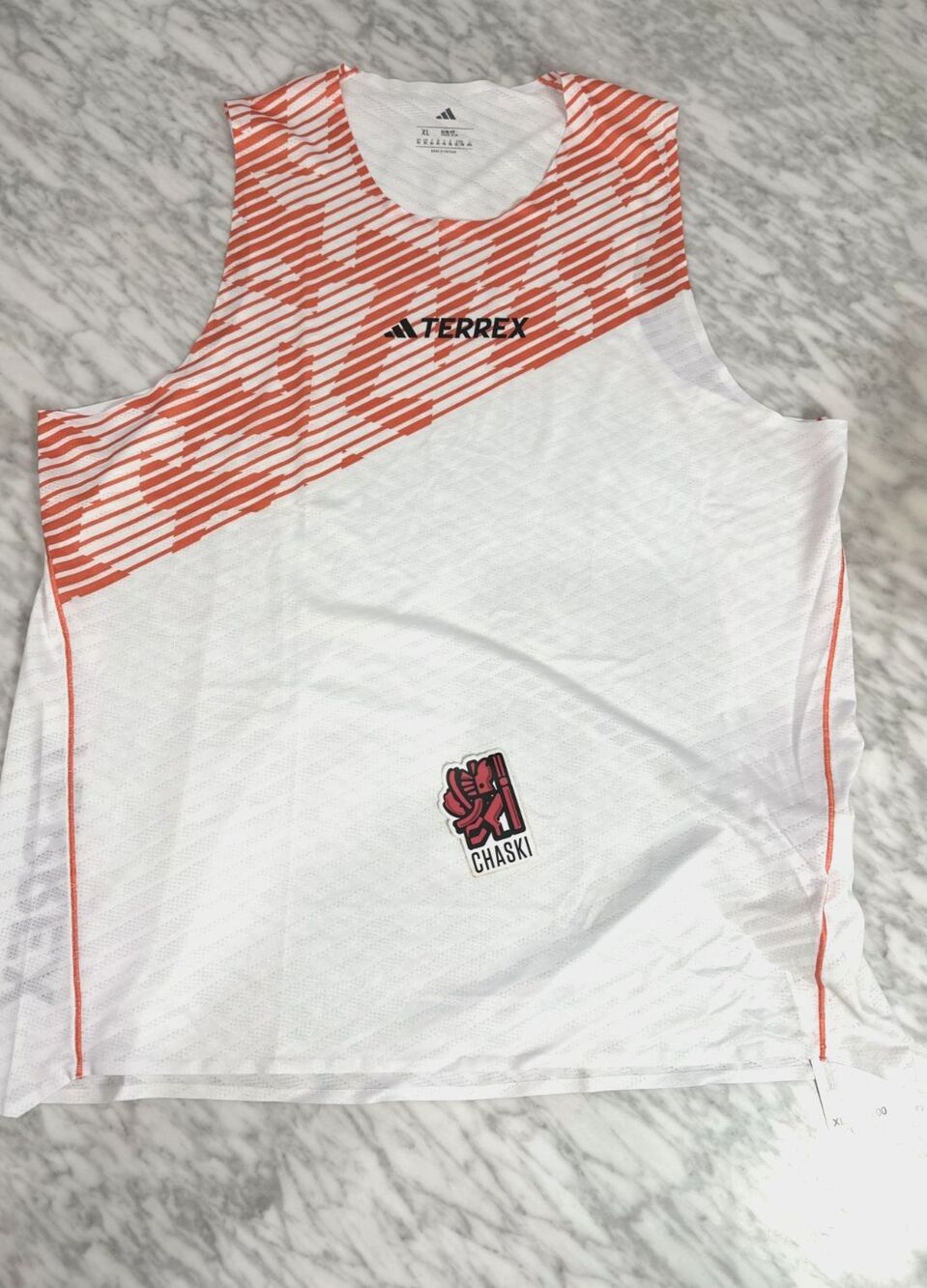 Adidas Terrex Pro Techrock running Tank Top  Singlet JX2831 White Men's XL NEW